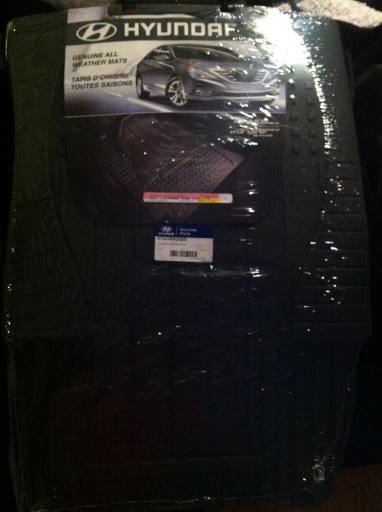 Brand New OEM Genesis Coupe Rubber Winter Mats Hyundai Genesis Forum